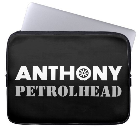 Anthony Petrol Head Laptopschutzhülle (Vorderseite)