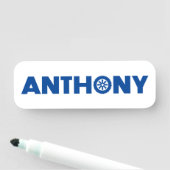 Anthony Petrol Head Namensschild (Beispiel)