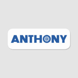 Anthony Petrol Head Namensschild