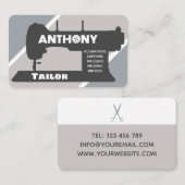 Anthony Tailor Business Card Visitenkarte (Vorne/Hinten)