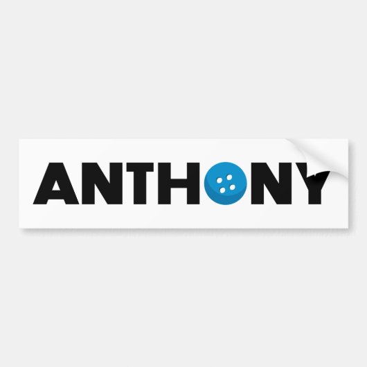 Anthony-Taste Autoaufkleber (Vorne)