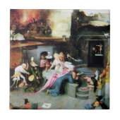 Anthony-Tempo von Hieronymus Bosch Fliese (Vorderseite)