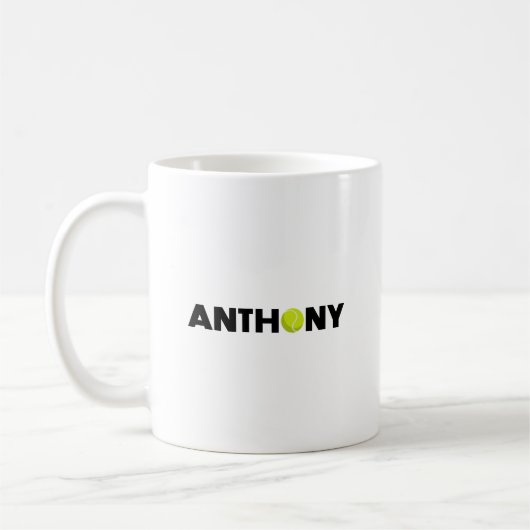 Anthony Tennis Coffee Tasse (Links)