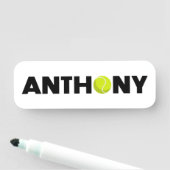 Anthony Tennis Namensschild (Beispiel)
