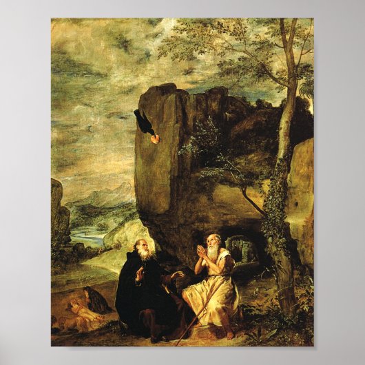 Anthony the Great and Paul of Thebes Poster (Vorne)