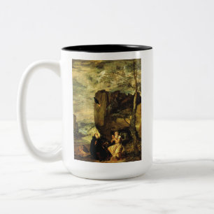 Anthony the Great and Paul of Thebes Zweifarbige Tasse