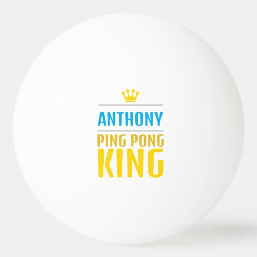 Anthony Tischtennisball (Vorderseite)