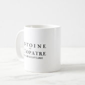Anthony und Cleopatra Kaffeetasse (Vorderseite Links)