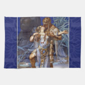 Anthony und Cleopatra Liebe Classic Geschirrtuch (Horizontal)