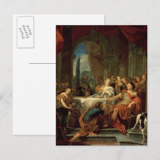 Anthony und Cleopatra Postkarte (Vorne/Hinten)