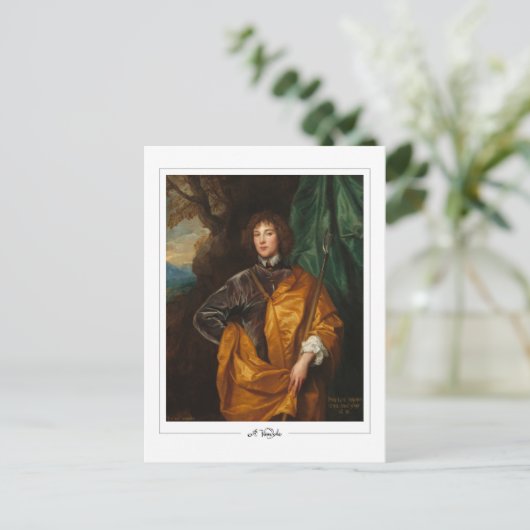 Anthony van Dyck #433 - Fine Art Postcard Postkarte (Stehend Vorderseite)