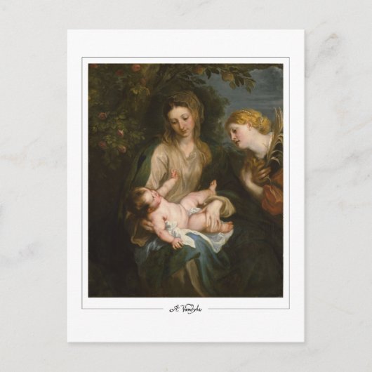 Anthony van Dyck #526 - Fine Art Postcard Postkarte (Vorderseite)