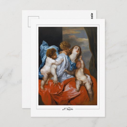 Anthony van Dyck #603 - Fine Art Postcard Postkarte (Vorne/Hinten)
