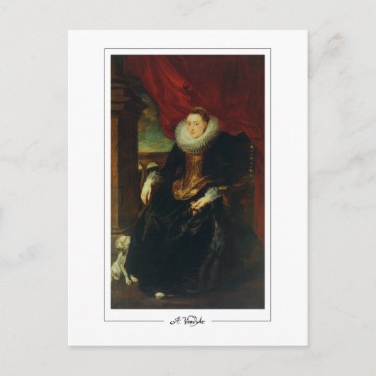 Anthony van Dyck #645 - Fine Art Postcard Postkarte (Vorderseite)