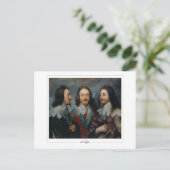 Anthony van Dyck #7 - Fine Art Postcard Postkarte (Stehend Vorderseite)
