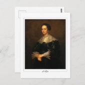 Anthony van Dyck #825 - Fine Art Postcard Postkarte (Vorne/Hinten)