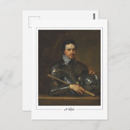 Anthony van Dyck #833 - Fine Art Postcard Postkarte (Vorne/Hinten)
