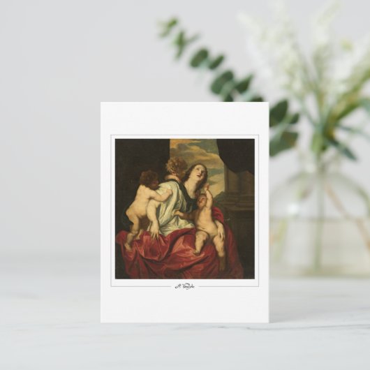 Anthony van Dyck #873 - Fine Art Postcard Postkarte (Stehend Vorderseite)