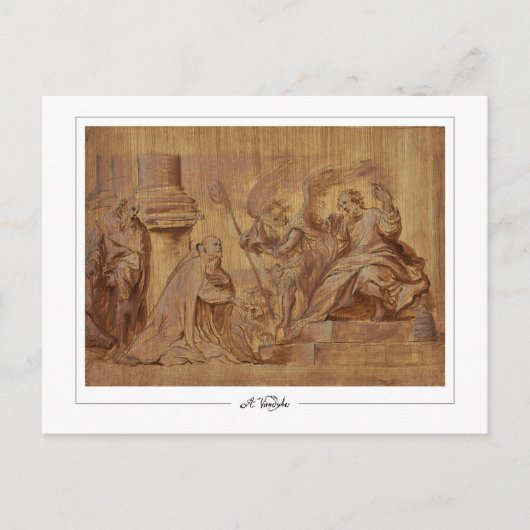 Anthony van Dyck #889 - Fine Art Postcard Postkarte (Vorderseite)