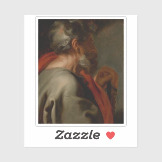 Anthony van Dyck - Der Apostel Simon Aufkleber (Blatt)