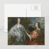 Anthony van Dyck - Katherine, Countess of... Postkarte (Vorne/Hinten)