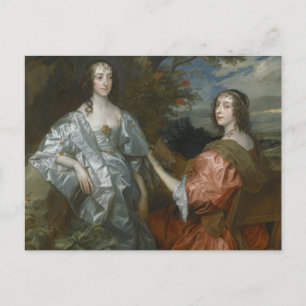 Anthony van Dyck - Katherine, Countess of... Postkarte