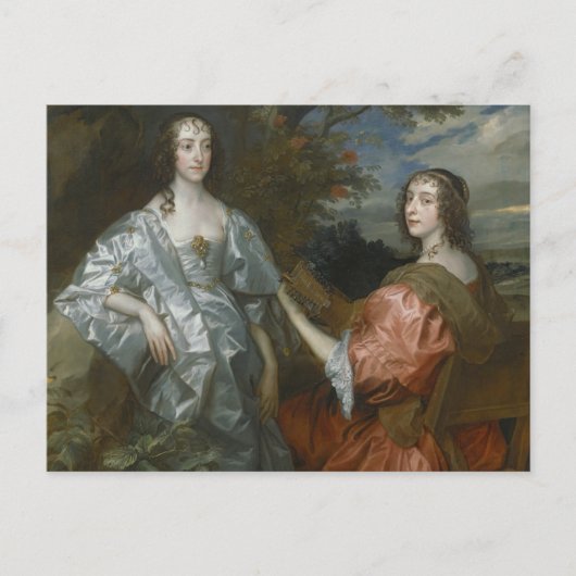 Anthony van Dyck - Katherine, Countess of... Postkarte (Vorderseite)
