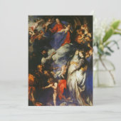 Anthony van Dyck - Madonna del Rosario Einladung (Stehend Vorderseite)