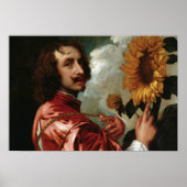 Anthony van Dyck - Selbstportrait Poster (Vorne)