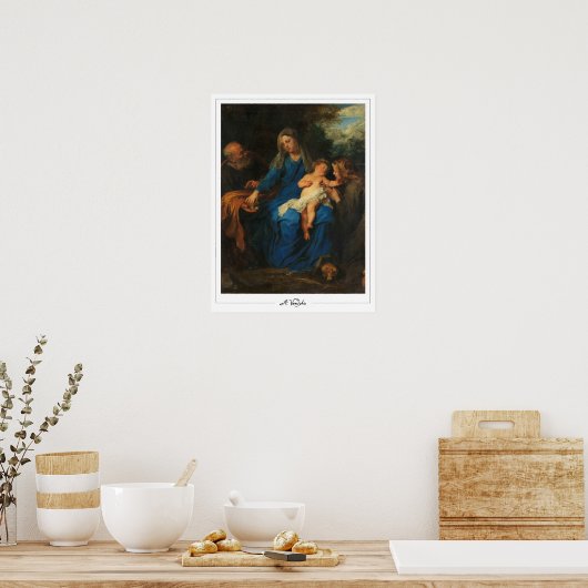 Anthony van Dyck Zedign Art Poster #116 (Küche)
