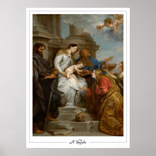 Anthony van Dyck Zedign Art Poster #199 (Vorne)