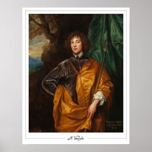 Anthony van Dyck Zedign Art Poster #433 (Vorne)