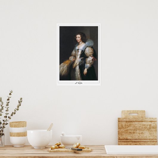 Anthony van Dyck Zedign Art Poster #542 (Küche)