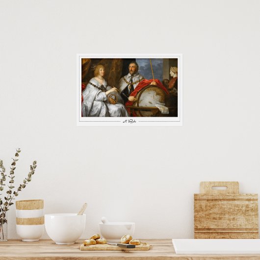 Anthony van Dyck Zedign Art Poster #583 (Küche)