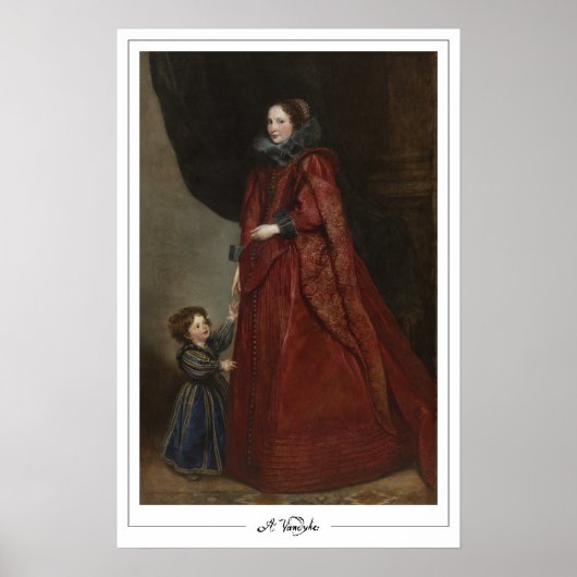 Anthony van Dyck Zedign Art Poster #589 (Vorne)