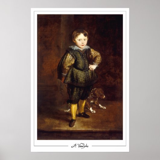 Anthony van Dyck Zedign Art Poster #676 (Vorne)