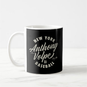 Anthony Volpe New York Baseball Cursive Mlbpa Kaffeetasse