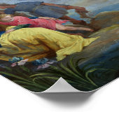 Anthony von Padua Preaching to the Fish Poster (Ecke)