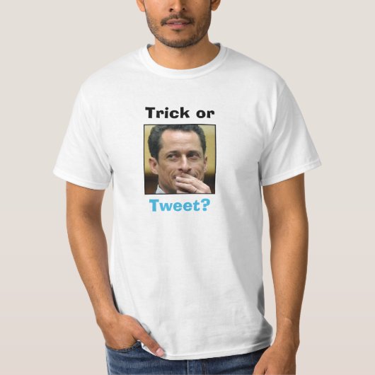 Anthony Weiner - betrügen Sie oder tweeten Sie? T-Shirt (Vorderseite)