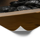 Anthracite Coal Entladung Poster (Ecke)