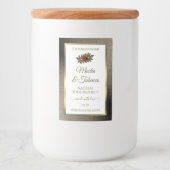 Anthracite Glitzer White Product Labels Ladybug Lebensmitteletikett (Vorderseite)