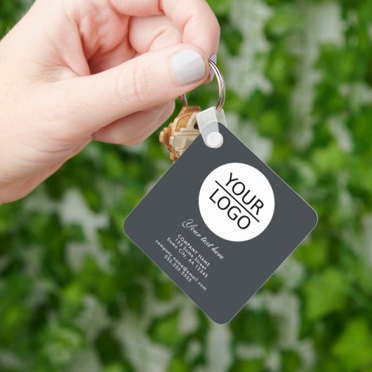 Anthracite Grau zur Werbeaktion von benutzerdefini Schlüsselanhänger (Hand)
