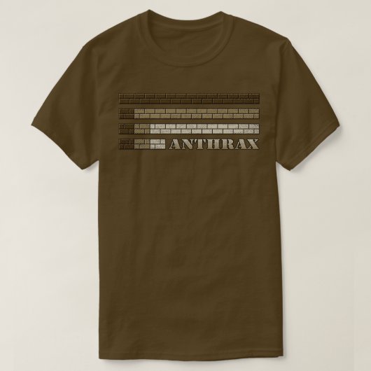 Anthrax Brick Stripes T-Shirt (Design vorne)