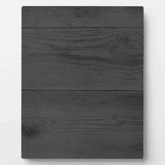 Anthrazit Holzstruktur Fotoplatte (Vorderseite)