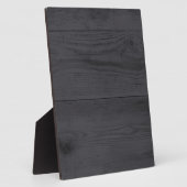 Anthrazit Holzstruktur Fotoplatte (Seite)