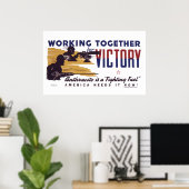 Anthrazit ist ein Kampfstoff Poster (Heimbüro)