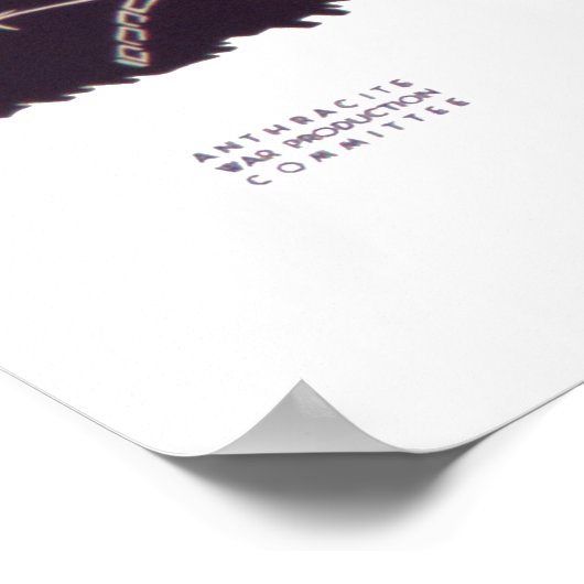 Anthrazit ist ein Kampfstoff Poster (Ecke)