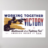 Anthrazit ist ein Kampfstoff Poster (Vorne)