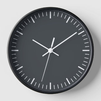 Anthrazit Wall Clock Uhr