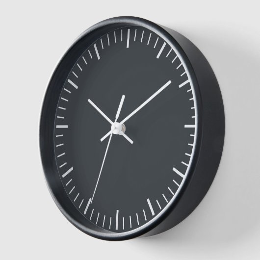 Anthrazit Wall Clock Uhr (Winkel)